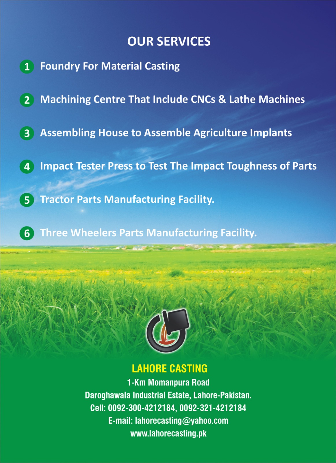 Agricultural Parts Brochure Page 3